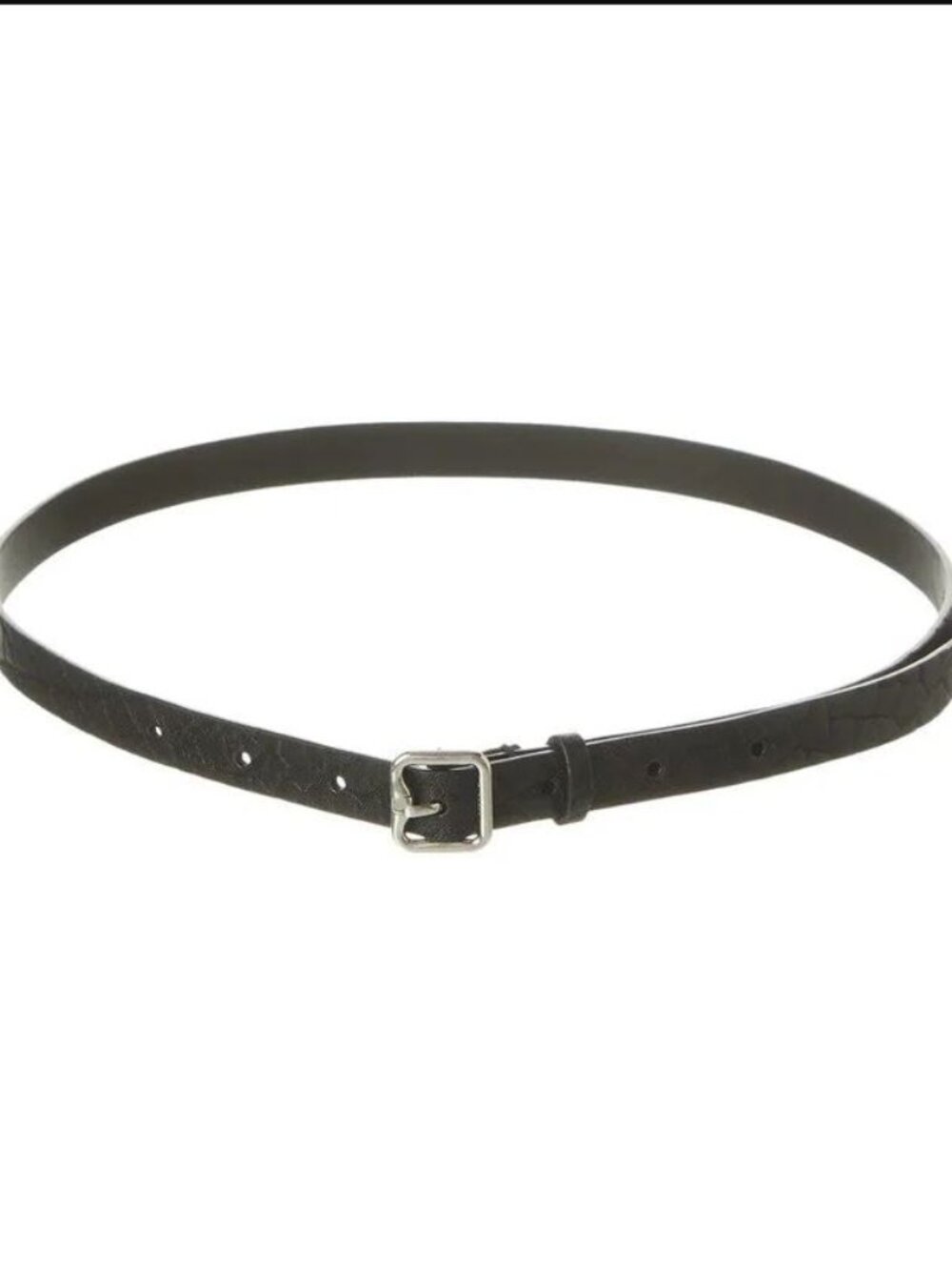 Burberry B Logo Leather Belt